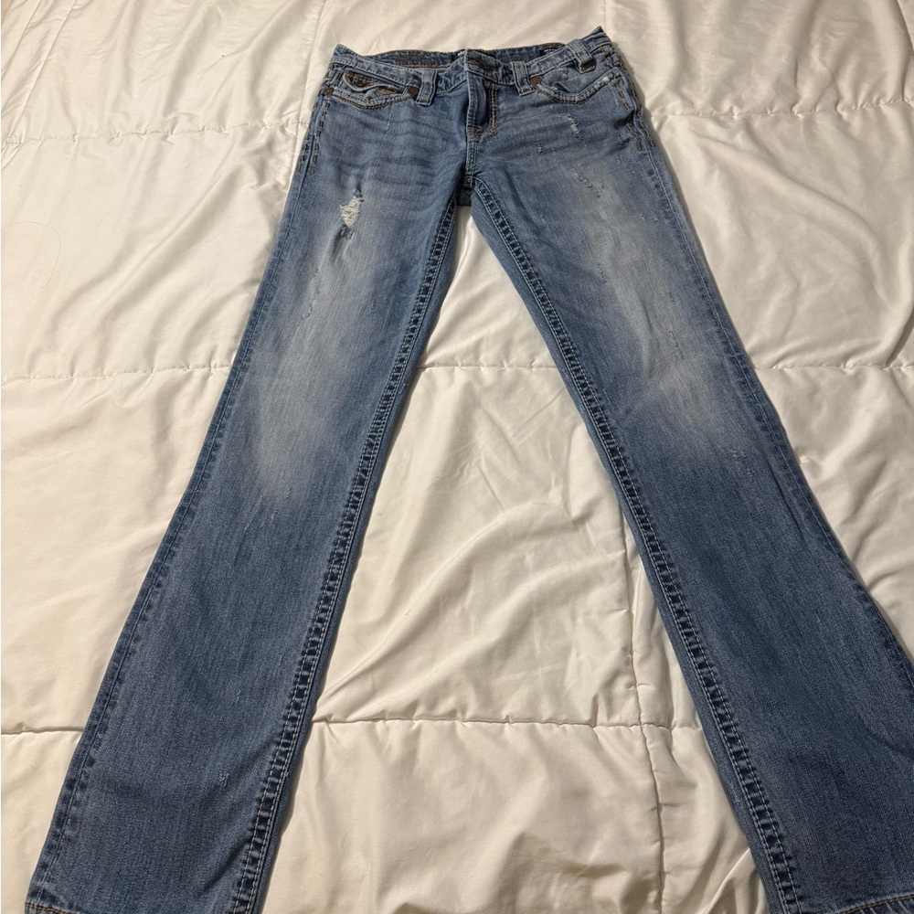 Stylish Blue Boot Cut Women's Jeans